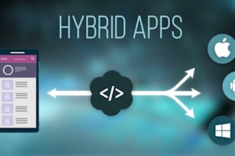 develop hybrid mobile app