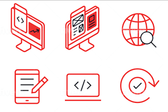 design application template and icons