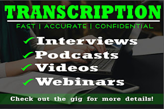 rapidly transcribe audio and video