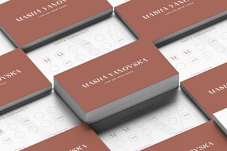 Review  letterhead, business card and stationery branding