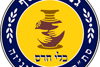 make a modern and unique logo in hebrew