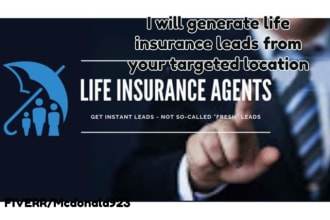 generate real and verified life insurance leads