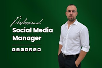 be your social media marketing manager and content creator