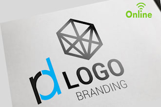 design modern eye catchy logo in one day
