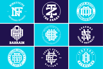 do initial letter monogram urban streetwear clothing letter mark wordmark logo
