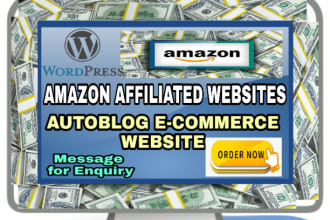 create amazon, clickbank affiliate automatic website, autoblog