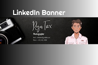 design a stylish linkedin banner, social media banner