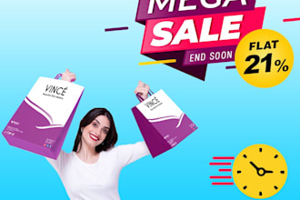 design facebook ads thumbnail for dropshipping products