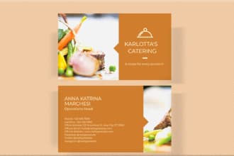 design professional modern business card design
