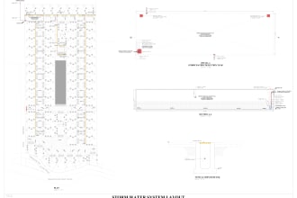 draw 2d, 3d plumbing and drainage blueprints for city permit