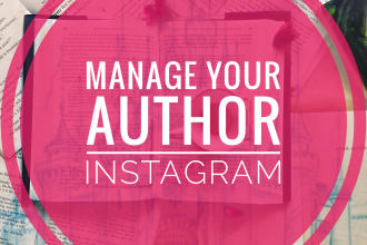 manage your author instagram and increase targeted followers