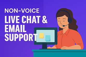 provide live chat and email support