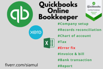 do bookkeeping with quickbooks online or xero