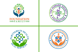 design modern community, nonprofit and charity logo