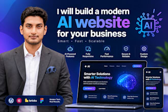 build a modern ai website for your business or service