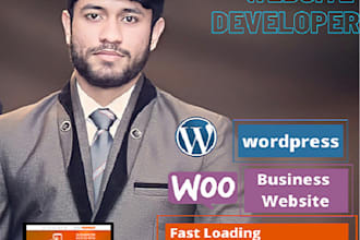 build fast loading  website with impressive design