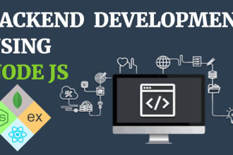 be your node js developer and bug fixer using express, mongdb, rest api