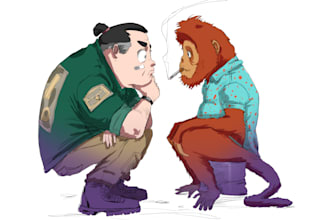 create affordable digital illustrations