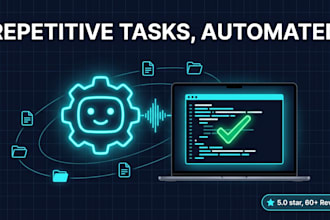 build a custom python automation script or bot for your task