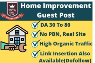 do home, real estate guest post on high da, dr, traffic site