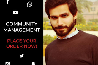 be your community manager in english