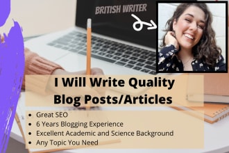 write an engaging SEO blog post for your website