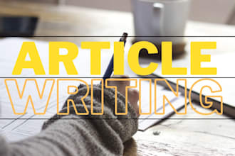 write a 1000 words article on anything
