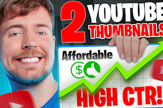 design the best youtube thumbnail