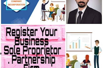 register your business as per your requirement