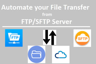 automate your file transfer from ftp or sftp server
