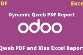 create and customize odoo qweb pdf report