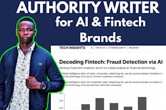 write technical content on ai, fintech, cybersecurity, or fraud awareness