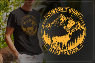 do vintage retro graphic t shirt design