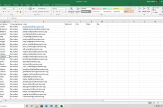 do data gathering, web scraping, email lead generation