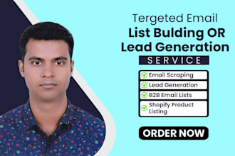 targeted email list building and b2d lead generation