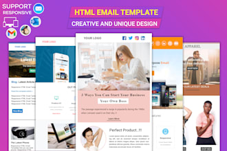 code editable, HTML newsletter and constant contact template