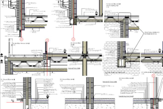 draw construction details for UK building regulations