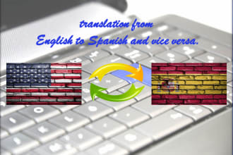 translate from english to spanish and vice versa