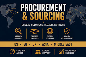 provide global procurement and supplier sourcing services