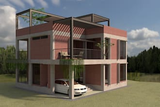 modern apartment interior exterior design