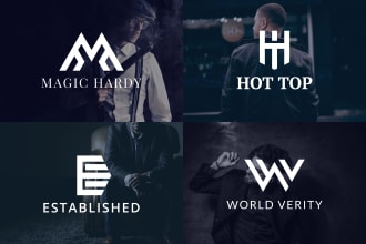 do gym fitness fashion clothing monogram startup logo design