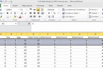 do all statistical analysis with spss and excel