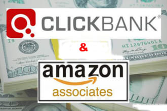 built autopilot clickbank and amazon affiliate website to make money