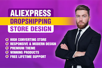 build wordpress woocommerce aliexpress dropshipping store