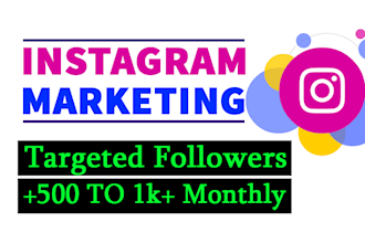 do instagram marketing or promotion for organic growth