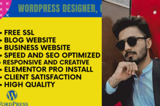 be your pro assistance for a wordpress blog or business website