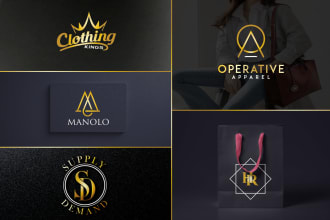 design luxury clothing fashion logo for you
