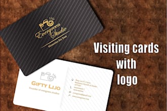 create minimalistic and professional business card