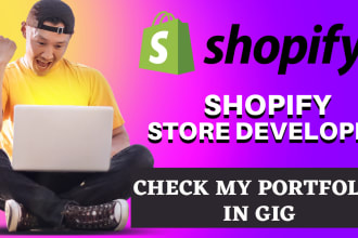 shopify store setup, customization and development expert