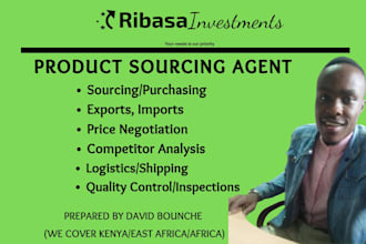 be your east africa and african sourcing agent